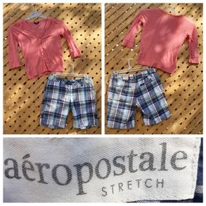 🔥2/$15🔥 NWT shorts & cardigan bundle